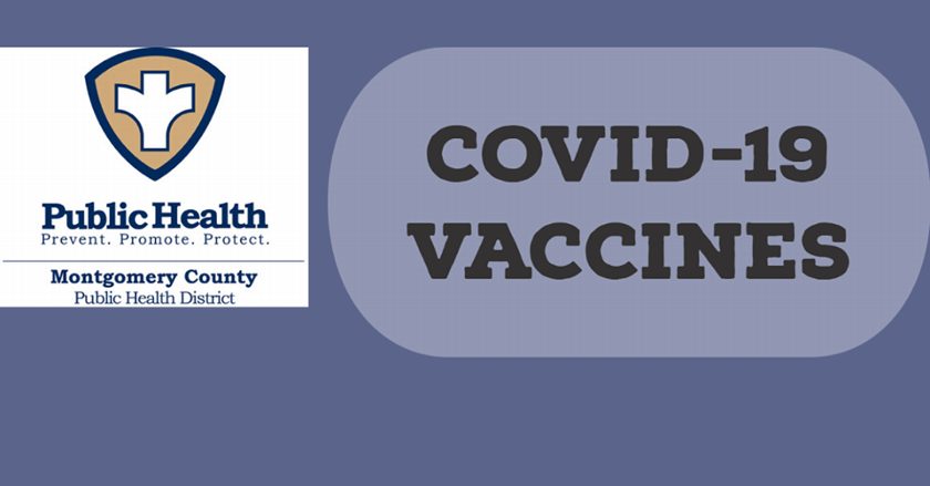COVID-19 Vaccination Update for Montgomery County Status