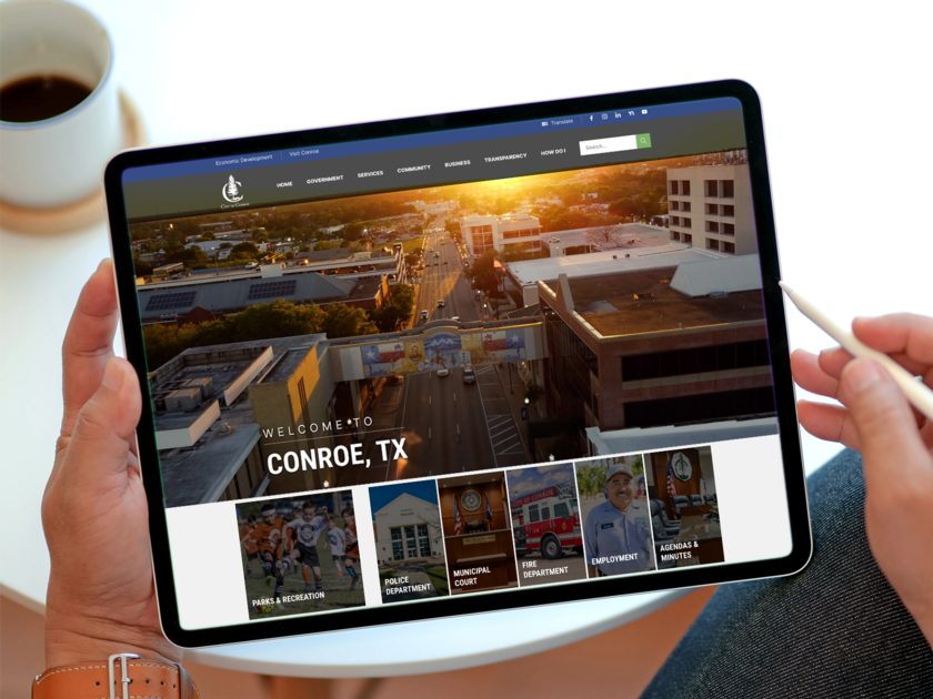 City of Conroe Announces Launch Date For New Website