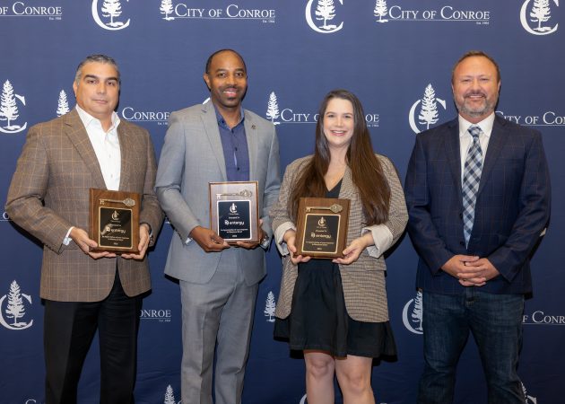 Three Entergy Texas Leaders Receive a Prestigious Award from Conroe City Council