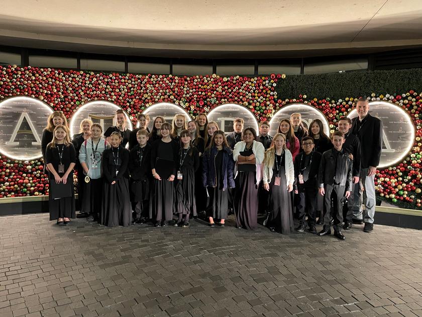 Sacred Heart Catholic School Choir Performs at the Kennedy Center in Washington D.c.