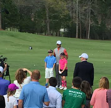 UPDATE: Tiger Woods witnesses first hole-in-one on 'The Playgrounds' course at Bluejack National