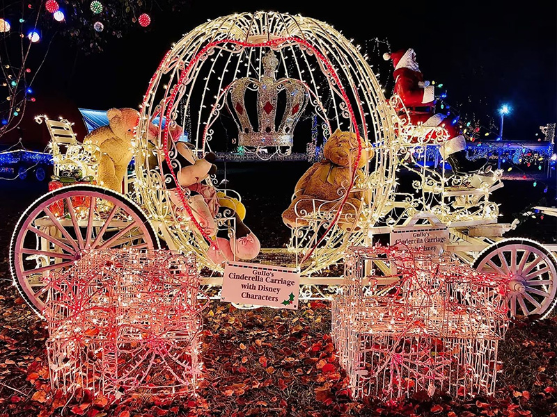 Gullo Ford of Conroe hosts its annual Gullo House Christmas Lights Show in Magnolia