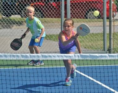 Ambassadors Introduce Pickleball to Youth in Lake Area
