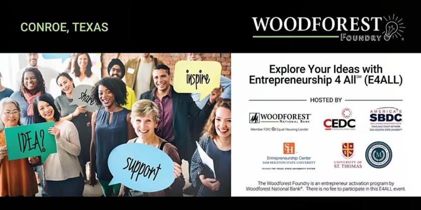 Woodforest National Bank to launch its Woodforest Foundry in Conroe
