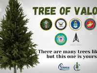 The Visitors Bureau needs your help decorating the Military Tree of Valor