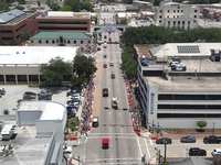 Peaceful Protest in Conroe Draws Over 1,300 Participants