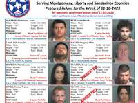 Montgomery County Crime Stoppers Featured Felons For 11/10/2023